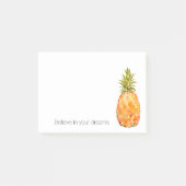 熱帯パイナップルパーソナライズなポスト・イット ポストイット (正面)