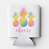 熱帯パイナップルピンクレインボーウォーター応援 缶クーラー (裏面)