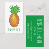 熱帯パイナップルフルーツの名刺 名刺 (正面/裏面)