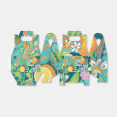 熱帯パイナップルブルーのお気に入り フェイバーボックス (折り畳みなし)