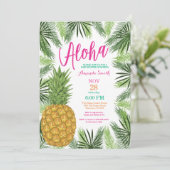 熱帯パイナップルベビーシャワー招待状 招待状 (スタンド正面)
