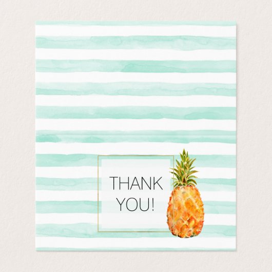 熱帯パイナップルミントのストライプは感謝していしています (外部フラット)