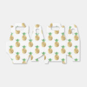 熱帯パイナップル夏の誕生日パーティー フェイバーボックス (折り畳みなし)