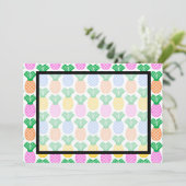 熱帯パイナップル招待状 空白の 招待状 (スタンド正面)