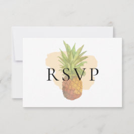 熱帯パイナップル水結婚色のメニュー選択 出欠カード