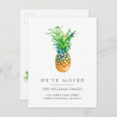 熱帯パイナップル科の移動 案内ポストカード (正面/裏面)