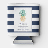 熱帯パイナップル結婚式の引き出物 缶クーラー (正面)