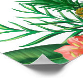 熱帯パイナップル結婚徴候 ポスター (角)