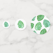 熱帯パイナップル結婚金ゴールド コンフェッティ (裏面)