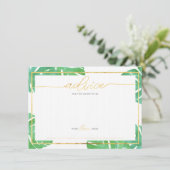 熱帯パイナップル金ゴールドアドバイスカード エンクロージャーカード (スタンド正面)