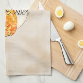 熱帯パイナップル金ゴールドグリッター キッチンタオル (四つ折り)