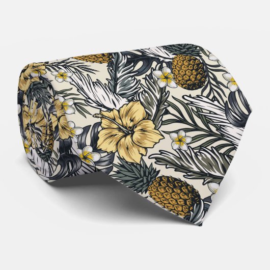 熱帯パイナップル ネクタイ (ロール)