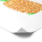 熱帯パイナップル ポスター (角)