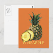 熱帯パイナップル ポストカード (正面/裏面)