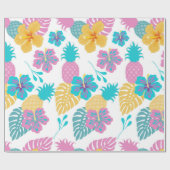 熱帯パイナップル ラッピングペーパー (フラット)