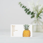 熱帯パイナップル 名刺 (スタンド正面)