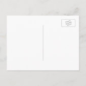 熱帯パカラフルイナップルの果実の花柄 ポストカード (裏面)