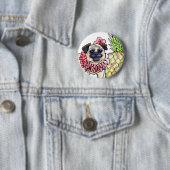 熱帯パグボタン 缶バッジ (インサイチュ)