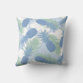 熱帯パステル調のパイナップルパターン クッション (裏面)