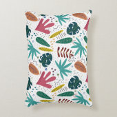 熱帯パターン離れカラフル アクセントクッション (正面(垂直))