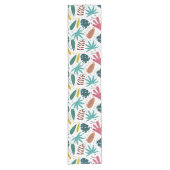 熱帯パターン離れカラフル ショートテーブルランナー (正面)