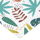 熱帯パターン離れカラフル ショートテーブルランナー (コーナー)