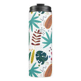 熱帯パターン離れカラフル タンブラー