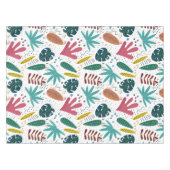 熱帯パターン離れカラフル テーブルクロス (正面(横))
