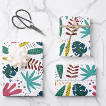 熱帯パターン離れカラフル