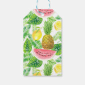 熱帯パターン ギフトタグ (裏面)