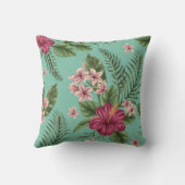 熱帯パターン クッション (裏面)