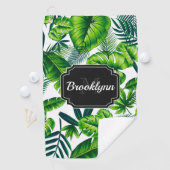 熱帯パターン ゴルフタオル (インサイチュ)