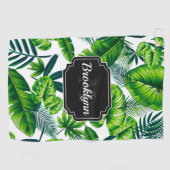 熱帯パターン ゴルフタオル (横)