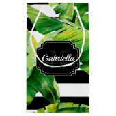 熱帯パターン スモールペーパーバッグ (裏面)