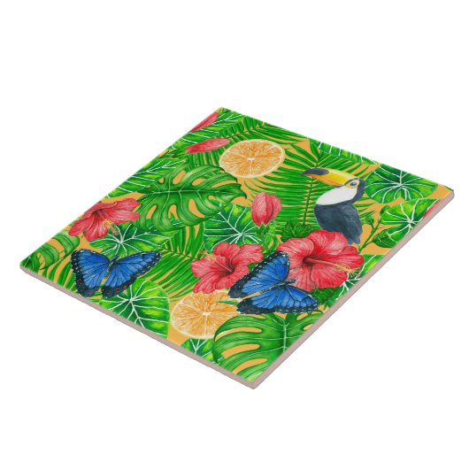 熱帯パターン タイル (側面)