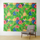 熱帯パターン タペストリー (インサイチュ(横))