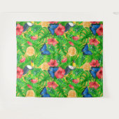 熱帯パターン タペストリー (正面(横))