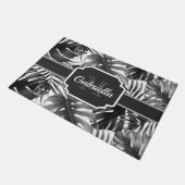 熱帯パターン ドアマット (アングル)