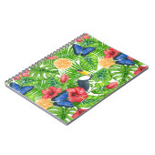 熱帯パターン ノートブック (左側)