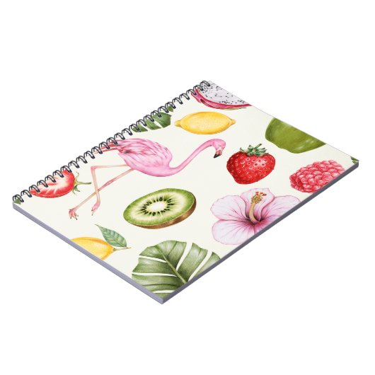 熱帯パターン ノートブック (左側)