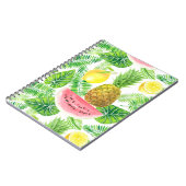 熱帯パターン ノートブック (左側)