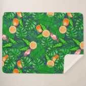 熱帯パターン、ハミングバード シェルパブランケット (正面(横))