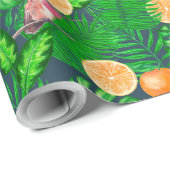 熱帯パターン、ハミングバード ラッピングペーパー (ロールコーナー)