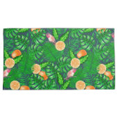 熱帯パターン、ハミングバード 枕カバー (正面右)