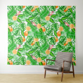 熱帯パターン、ハミングバードII タペストリー (インサイチュ(横))