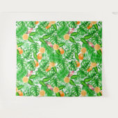 熱帯パターン、ハミングバードII タペストリー (正面(横))