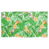 熱帯パターン、ハミングバードII 枕カバー (正面左)