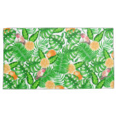 熱帯パターン、ハミングバードII 枕カバー (正面右)