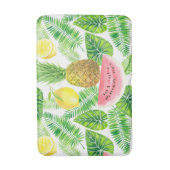 熱帯パターン バスマット (正面縦)