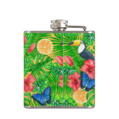 熱帯パターン フラスク (裏面)